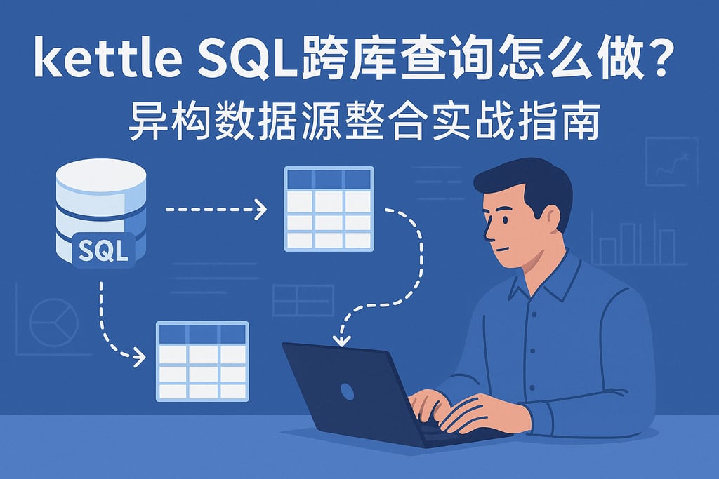 kettle SQL跨库查询怎么做？异构数据源整合实战指南